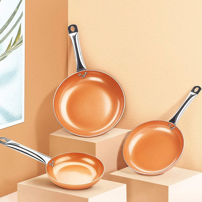 🥇 100% COPPER PAN™ – THE HEALTHY WAY TO COOK WITH PERFECTION! 🍳🔥